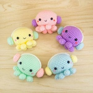 Llaveros Amigurumis, ejemplo 1