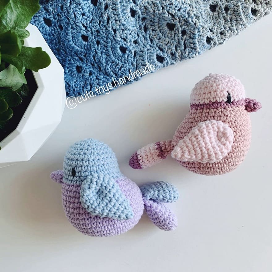 amigurumi-birds
