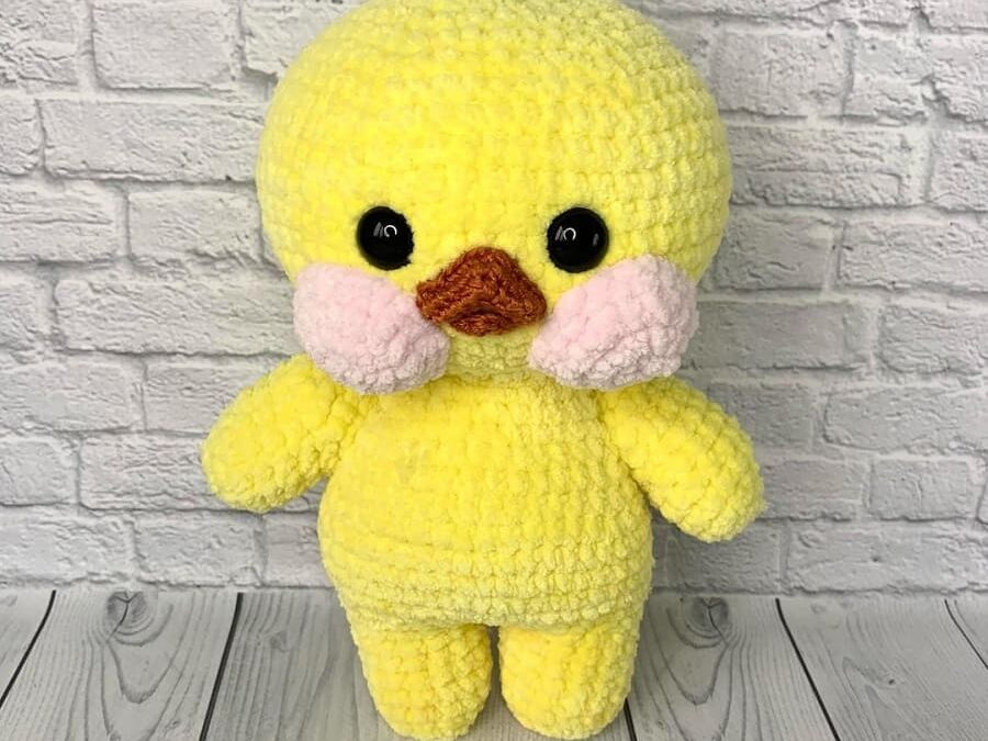 Pato Lalafanfan amigurumi