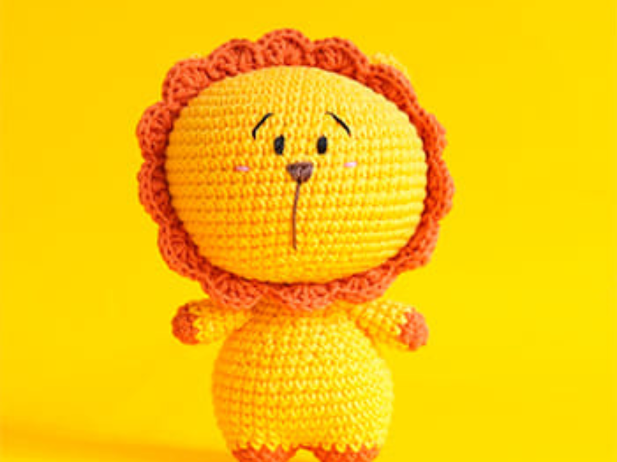 Amigurumi Pequeño Leon PDF Patrón Gratis 4