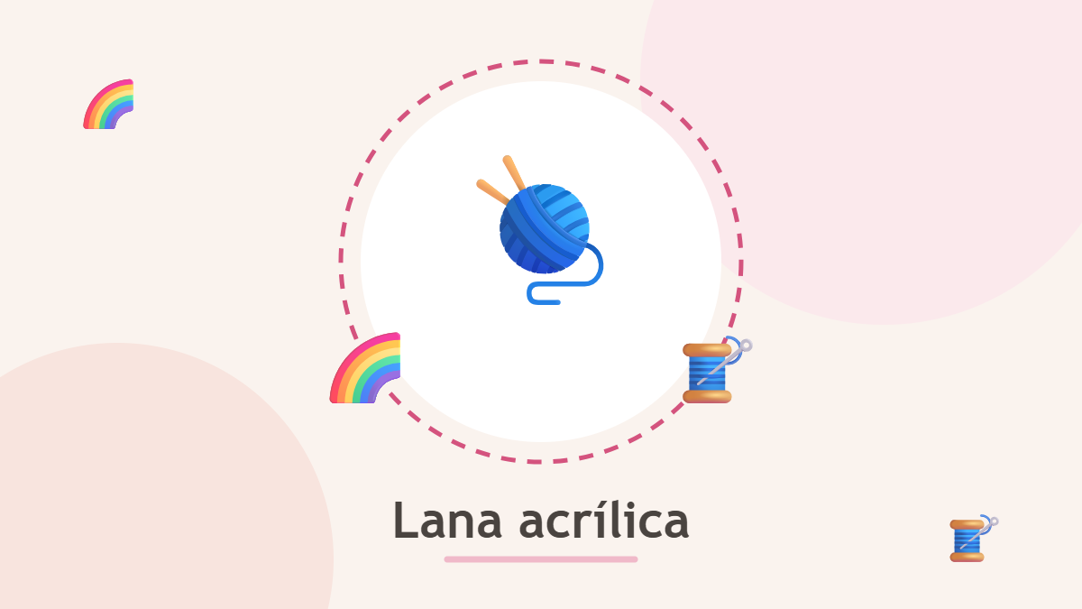 Lana acrílica para tejer