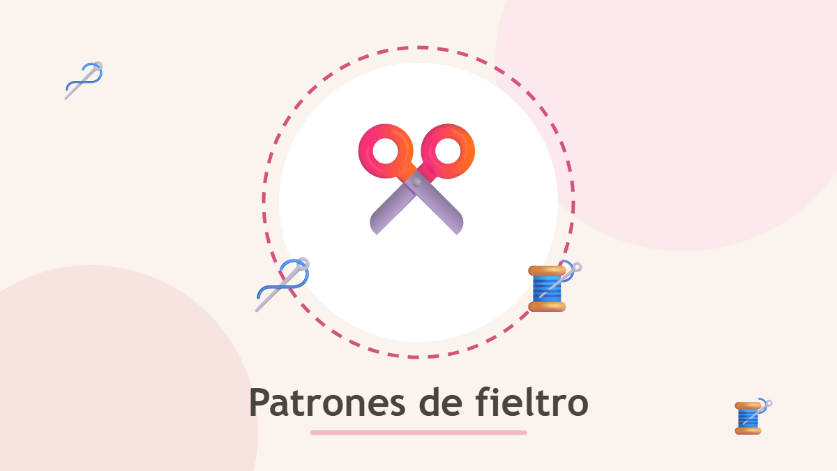 Patrones de fieltro para manualidades