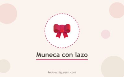 Amigurumi Cinta de lazo Muñeca PDF Patrón Gratis Paso a Paso