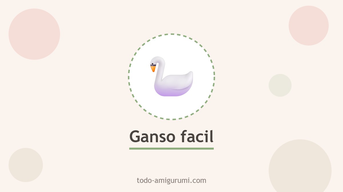 Ganso amigurumi facil tejido a crochet