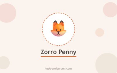 Amigurumi Zorro Penny PDF Patrón Gratis Paso a Paso