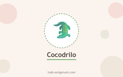 Lindo patrón de cocodrilo amigurumi
