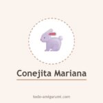 Mariana la conejita patrón de ganchillo Conejita Mariana tejida a ganchillo