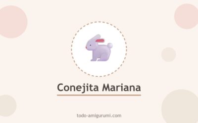 Mariana la conejita patrón de ganchillo