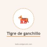 Tigre de ganchillo amigurumi