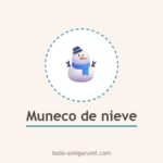 Muneco de nieve amigurumi tejido a ganchillo