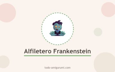 Porta alfiler de seguridad Frankenstein de fieltro